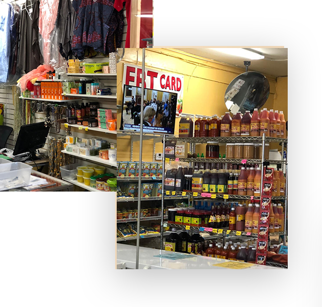 Inside African Market Store View
